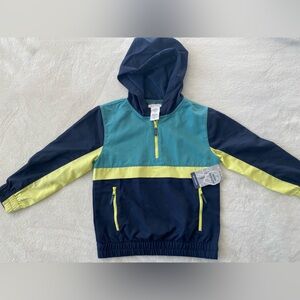 NWT- Tommy Bahama Kid’s Colorblock Hooded Water Repellent Jacket - Size S